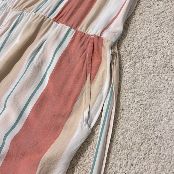 Roxy Striped Boho Style Jumpsuit - Picture 8 of 12